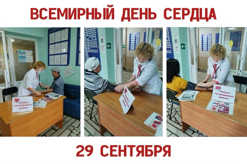 Акция в честь Всемирного дня сердца в Архангельской ЦРБ