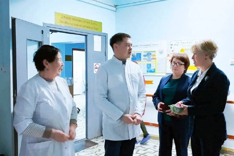 Нашу команду посетила министр семьи, труда и социальной защиты населения Иванова Ленара Хакимовна